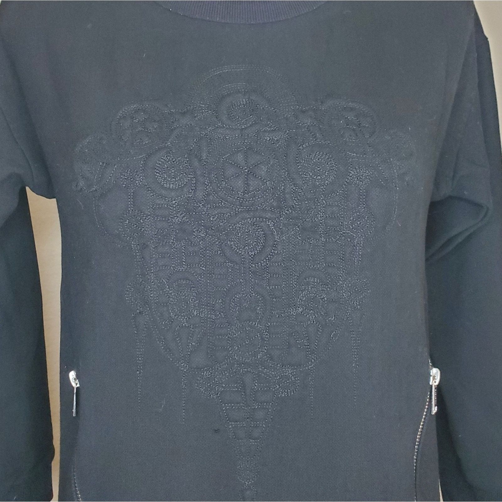 Aritzia Aritzia Black Jacquard Sweater XXS Size XXS / US 00 / IT 34 - 5 Thumbnail