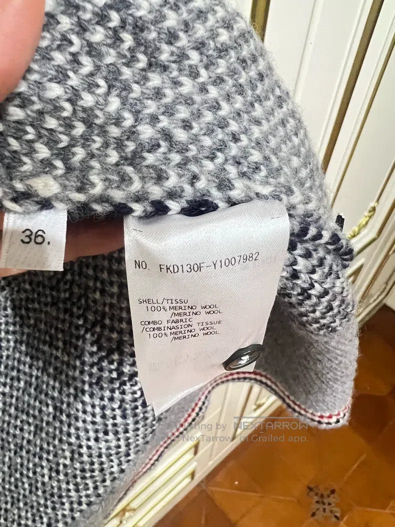 Thom Browne Thom Browne Gray sweater vest Size XS / US 0-2 / IT 36-38 - 4 Thumbnail