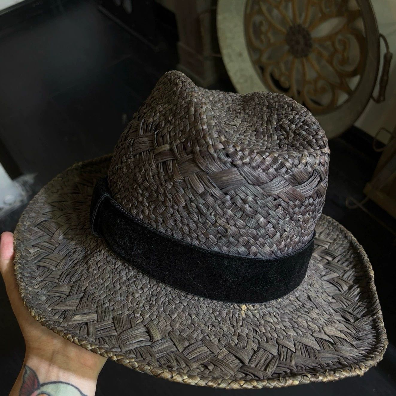 Number (N)ine Number (n)ine Men Straw Hat Size ONE SIZE - 1 Thumbnail