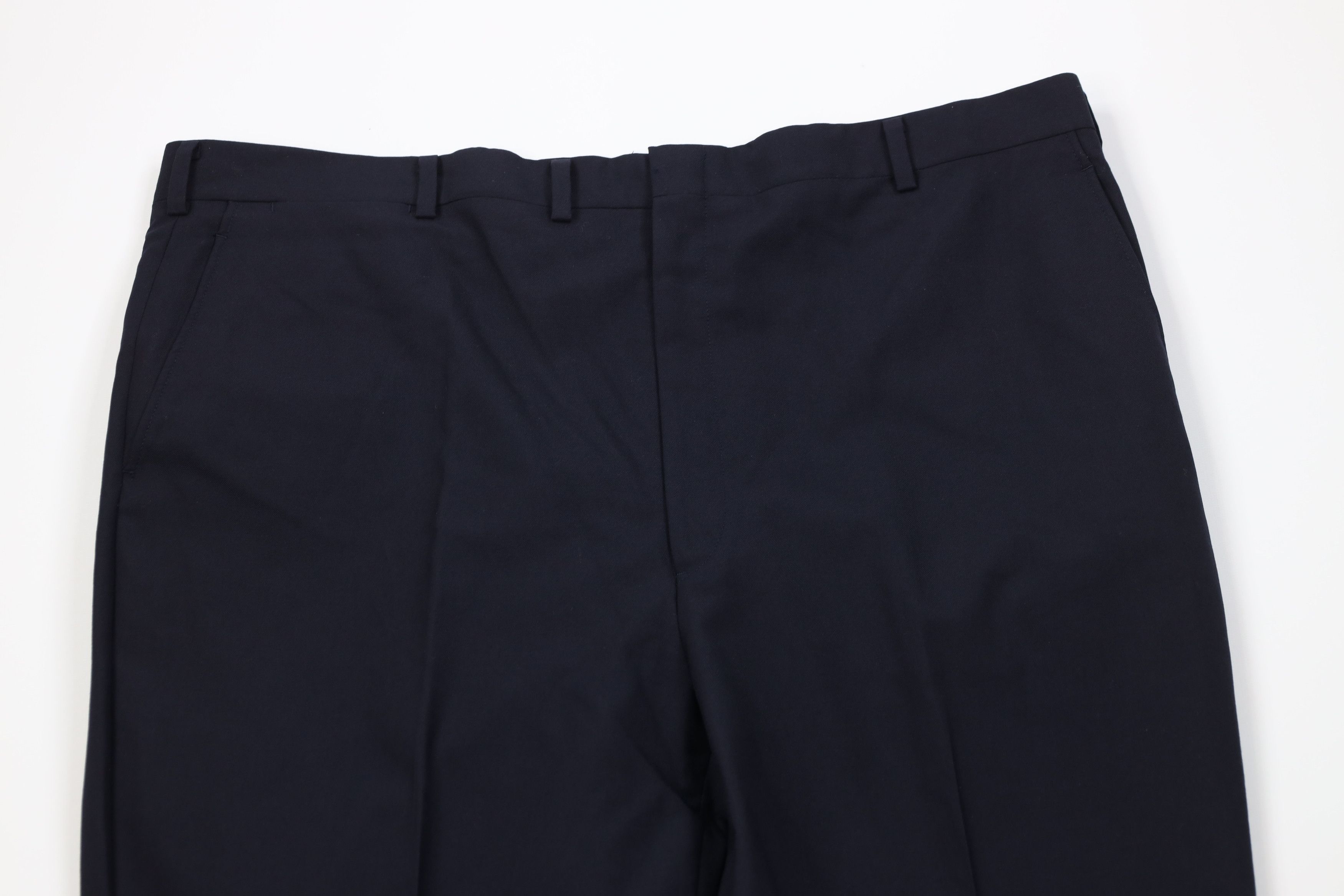 Vintage Vintage 70s Streetwear Gabardine Knit Wide Leg Chino Pants Size US 40 / EU 56 - 2 Thumbnail