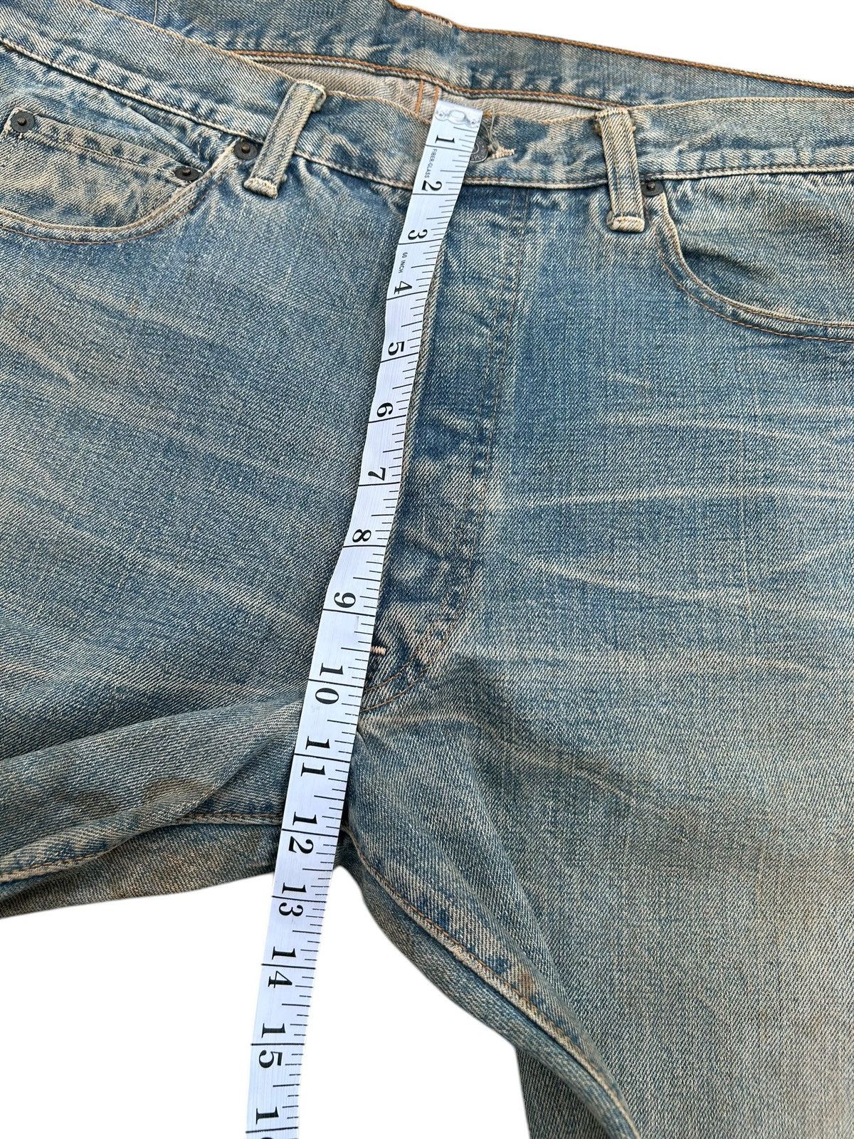 Kapital Vintage Warehouse Selvedge Distressed Rusty Dirty Denim Jean Size US 35 - 21 Thumbnail