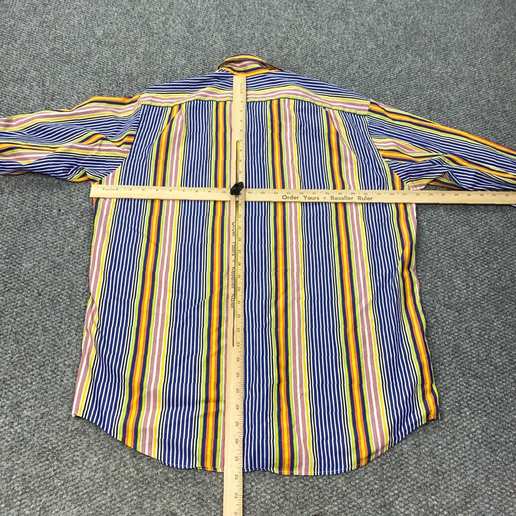 Polo Ralph Lauren VTG Polo Ralph Lauren Westerton Mens Shirt L Striped Blue Colorful Size US L / EU 52-54 / 3 - 4 Thumbnail