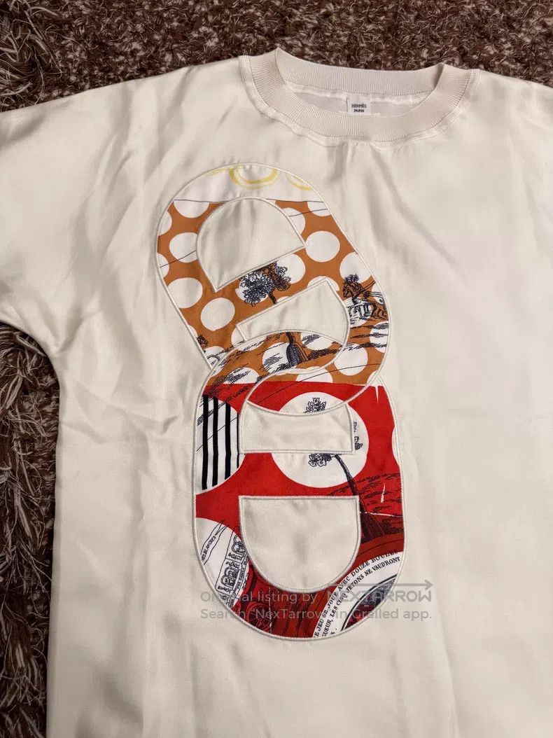 Hermes Hermes Silk Short Sleeve Top Size XS / US 0-2 / IT 36-38 - 5 Thumbnail