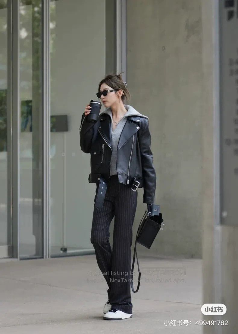 Acne Studios Acne Studios Classic Black Leather Jacket Size XS / US 0-2 / IT 36-38 - 7 Thumbnail