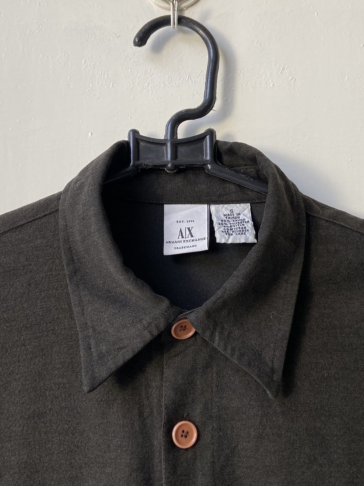 Armani Exchange ARMANI EXCHANGE Brown Shirt Size US S / EU 44-46 / 1 - 13 Thumbnail