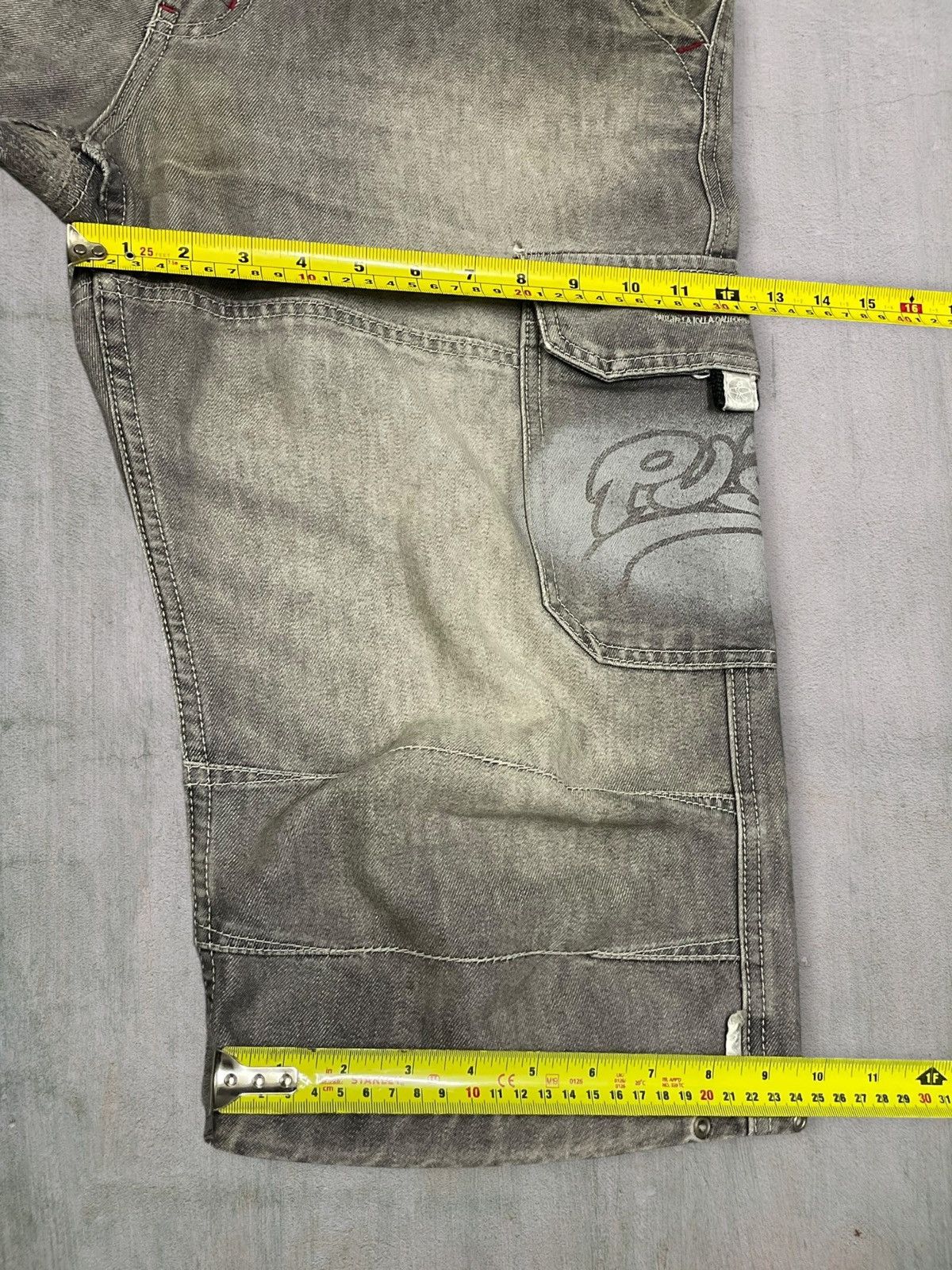 JNCO Vintage Y2K PJ’s Surf Carpenter Cargo Denim Baggy Jorts Size US 32 / EU 48 - 16 Thumbnail