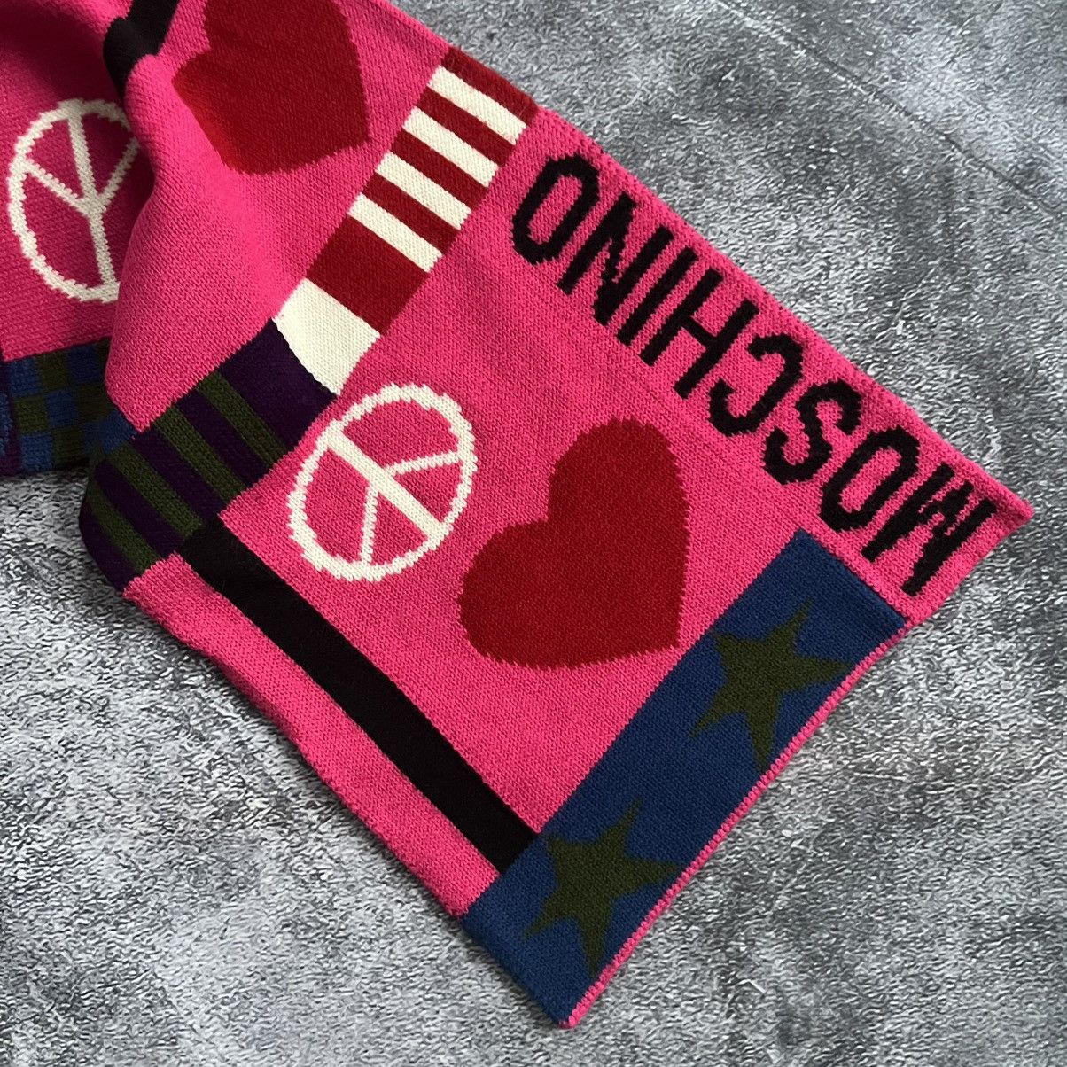 Moschino Moschino 100% Wool Scarf Wrap Made In Italy Size ONE SIZE - 2 Thumbnail