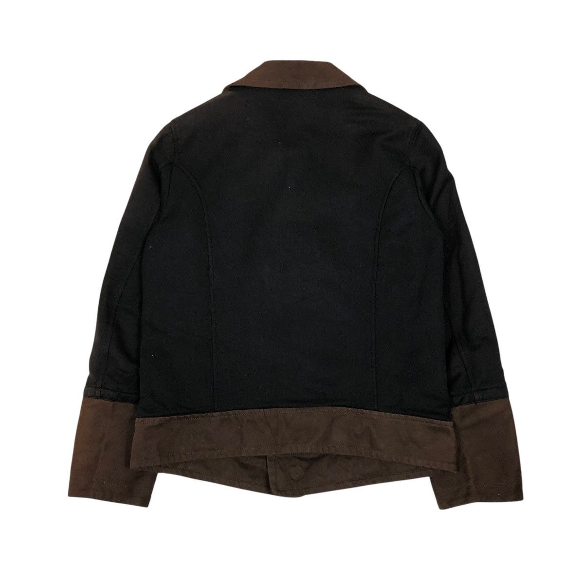 Japanese Brand 🔥VINTAGE BIKER JACKET DOUBLE COLLAR AAOW ISSEY MIYAKE Size M / US 6-8 / IT 42-44 - 2 Thumbnail