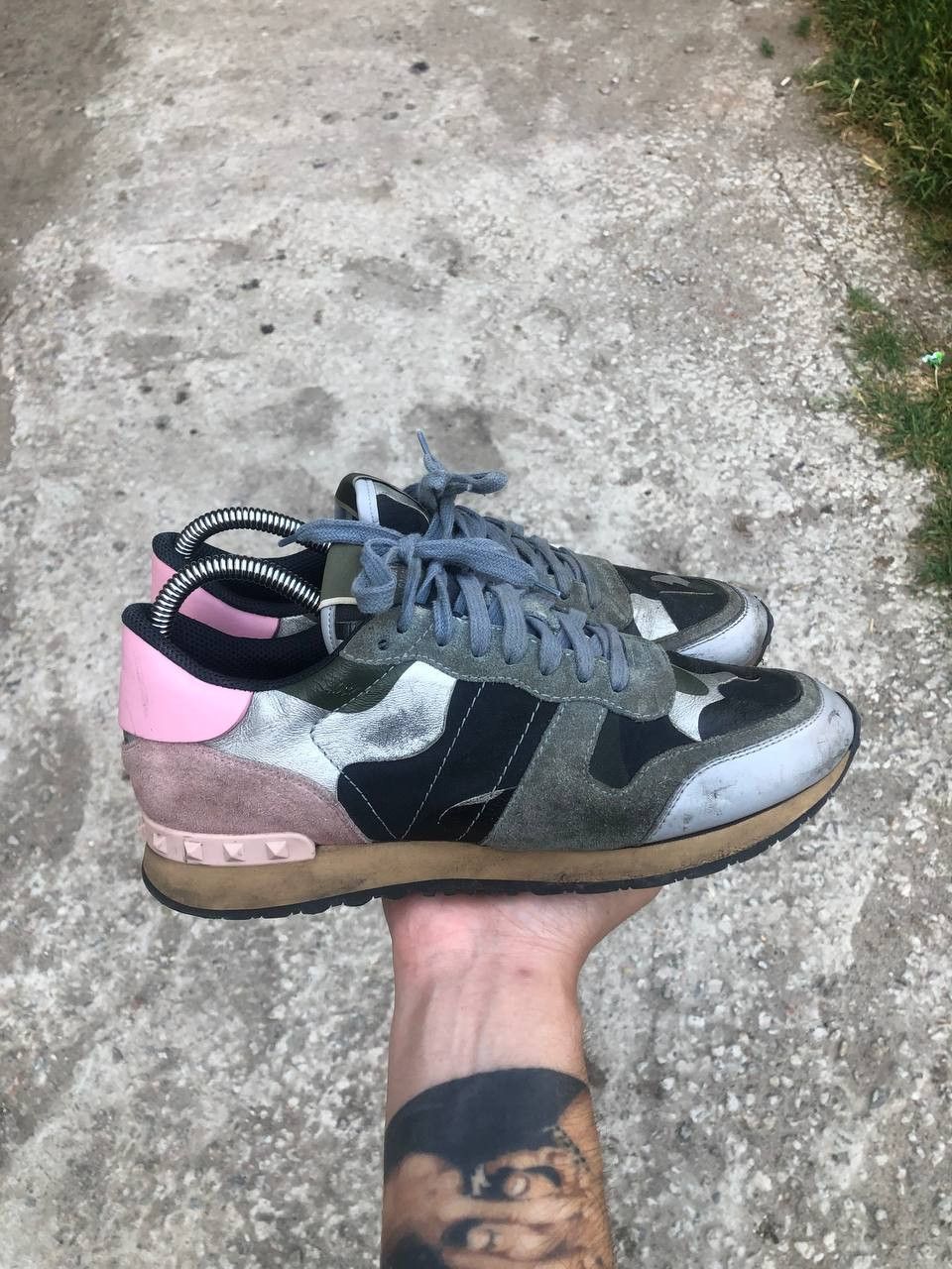 Valentino Vintage Valentino Garavani Italian Designer Sneakers Y2K 90s Size US 6.5 / EU 39-40 - 6 Thumbnail