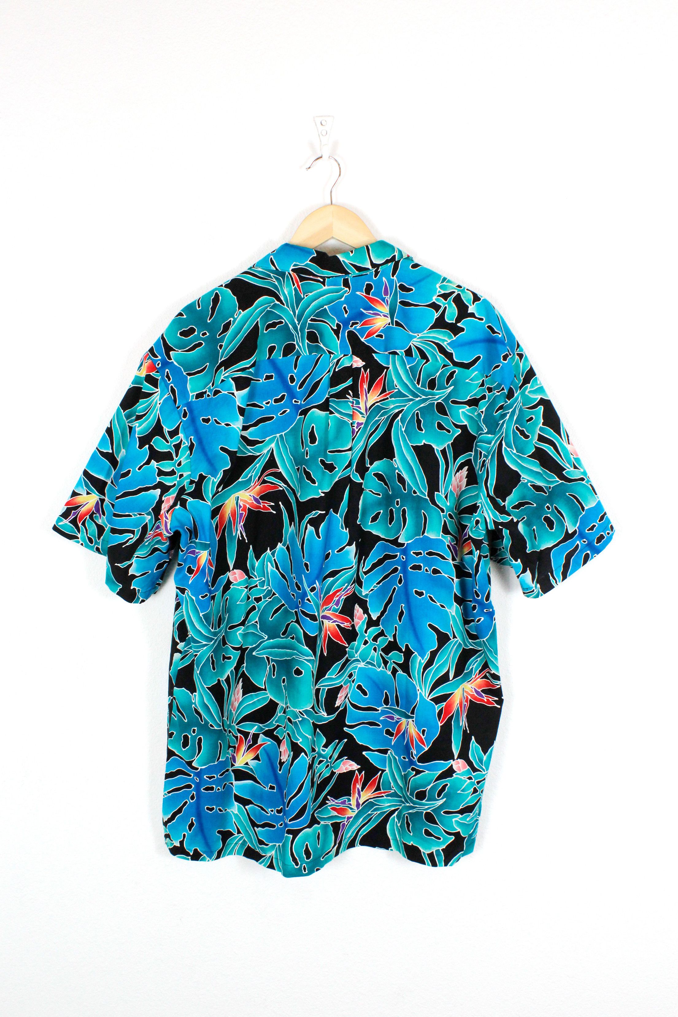 Other Vintage HILO HATTIES Hawaiian Hibiscus Flower Shirt 90s XXL Size US XXL / EU 58 / 5 - 4 Thumbnail
