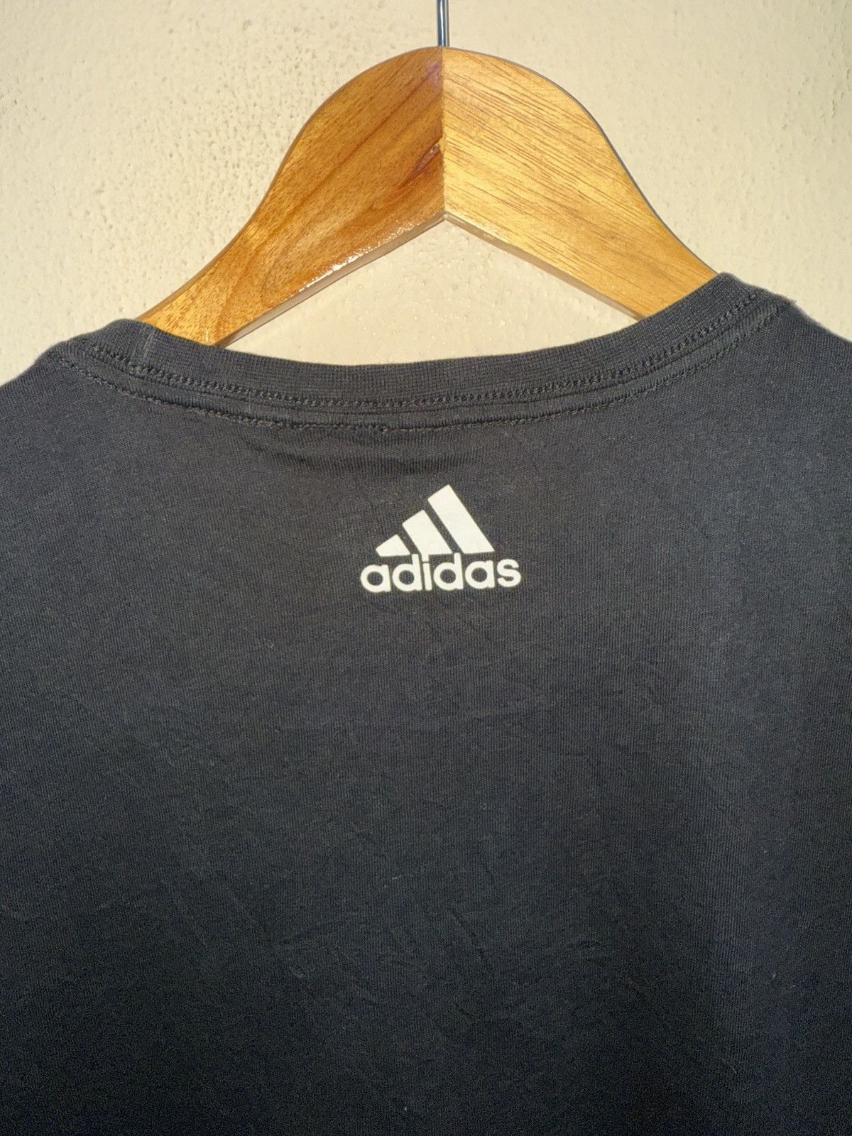 Adidas Adidas wording spellout tshirt Size US S / EU 44-46 / 1 - 12 Thumbnail