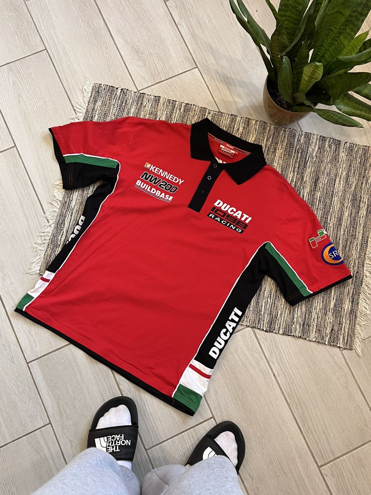 Ducati × Vintage Vintage Ducati Racing Polo Tshirt 1098 Glinth Enterprises Size US XL / EU 56 / 4 - 1 Thumbnail
