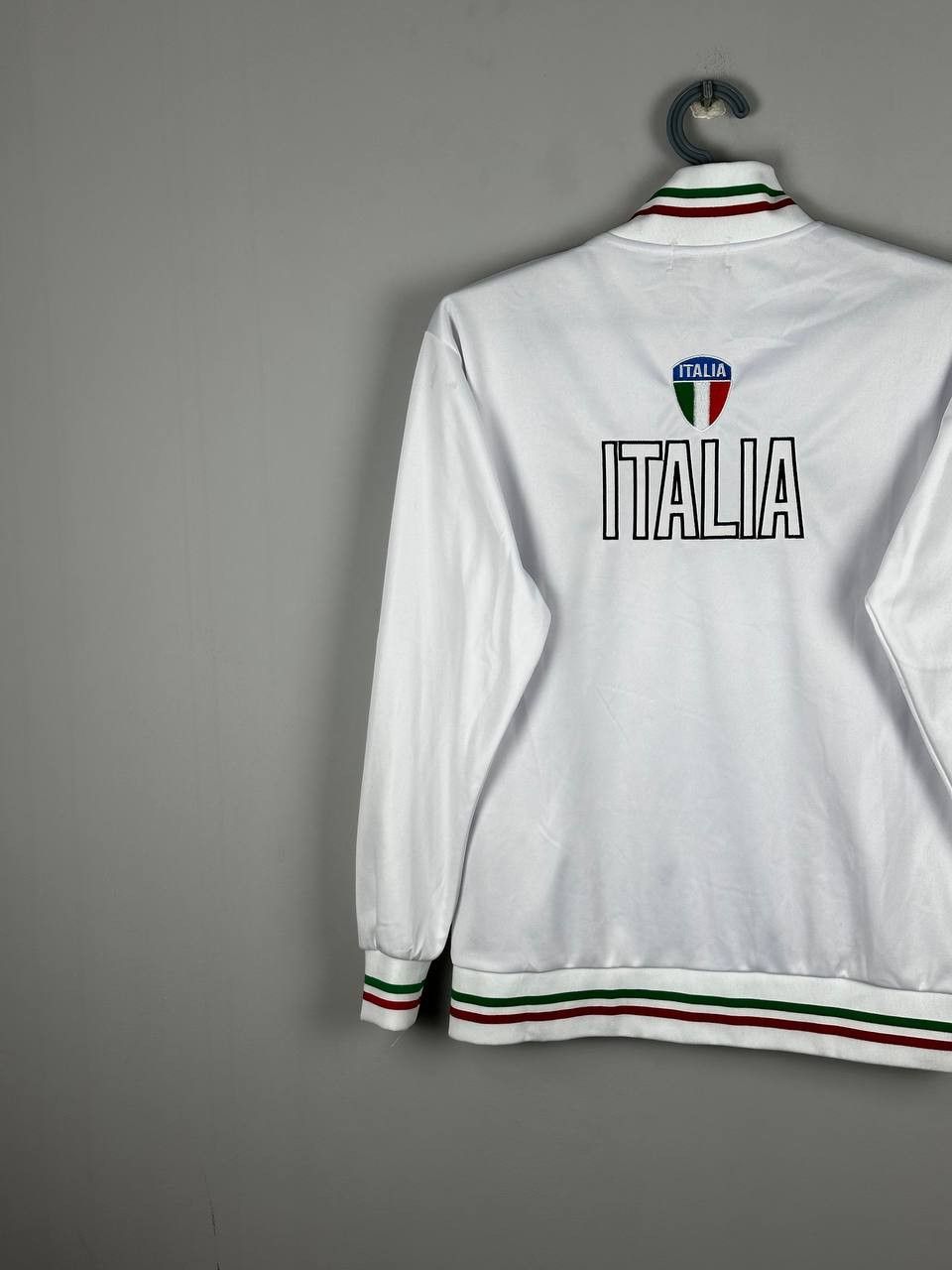 Vintage Vintage Italia Blockcore White Rare Y2K Track Jacket Size US M / EU 48-50 / 2 - 10 Thumbnail