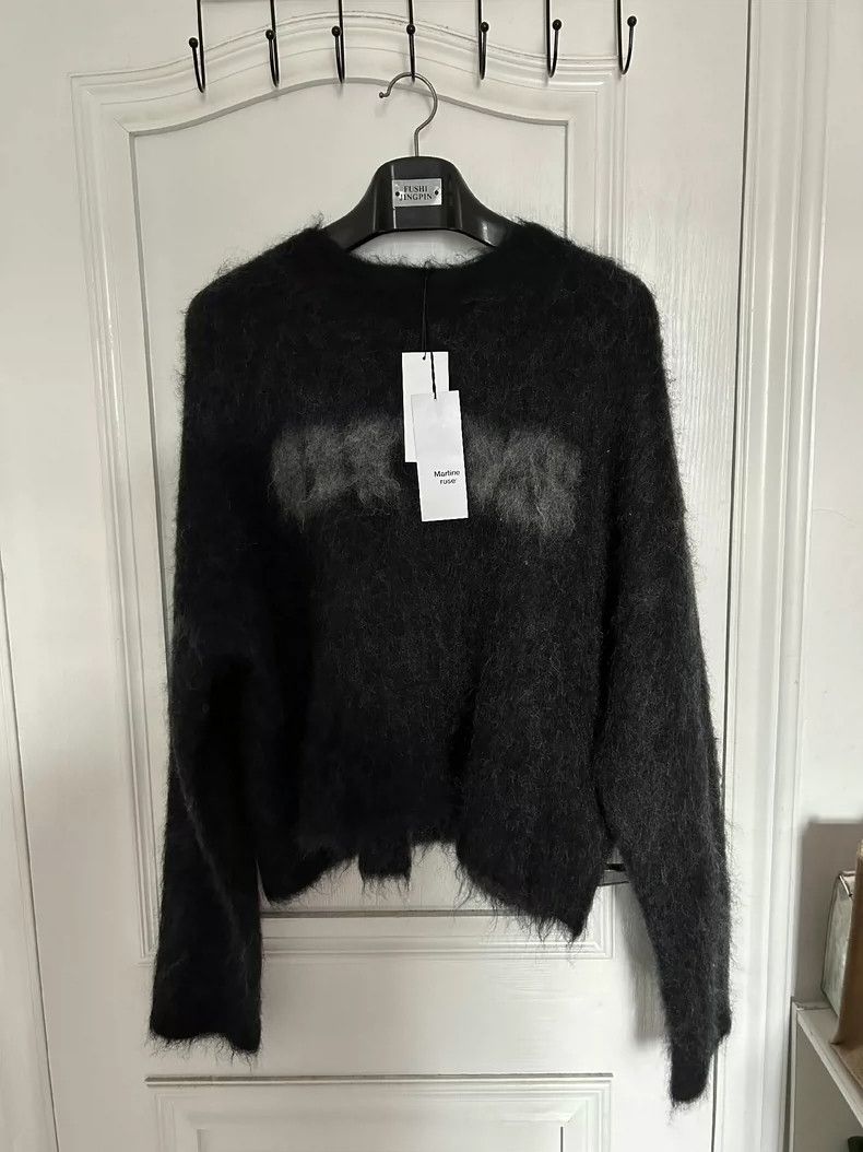Martine Rose Martine Rose V-Neck Mohair Sweater - dmc Size US S / EU 44-46 / 1 - 1 Thumbnail