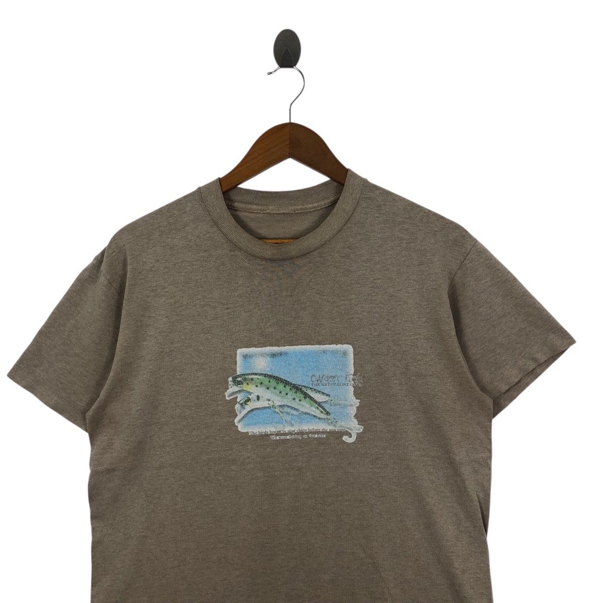 Vintage Vintage 90s Outdoor Field T-Shirt The Naturalist Club Size US M / EU 48-50 / 2 - 2 Thumbnail