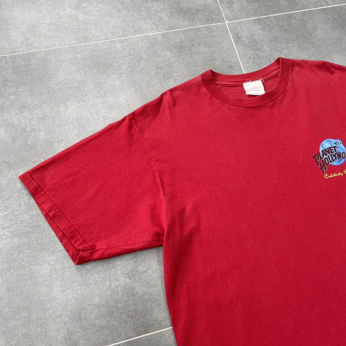 Planet Hollywood × Vintage Planet Hollywood 1991 Hercules O'clock Stallone T-Shirt Size US XL / EU 56 / 4 - 3 Thumbnail