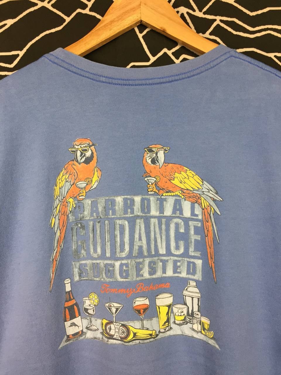 Tommy Bahama × Vintage Tommy Bahama Parrotal Guidance Suggested Tommy Bahama Tee Size US XXL / EU 58 / 5 - 3 Thumbnail