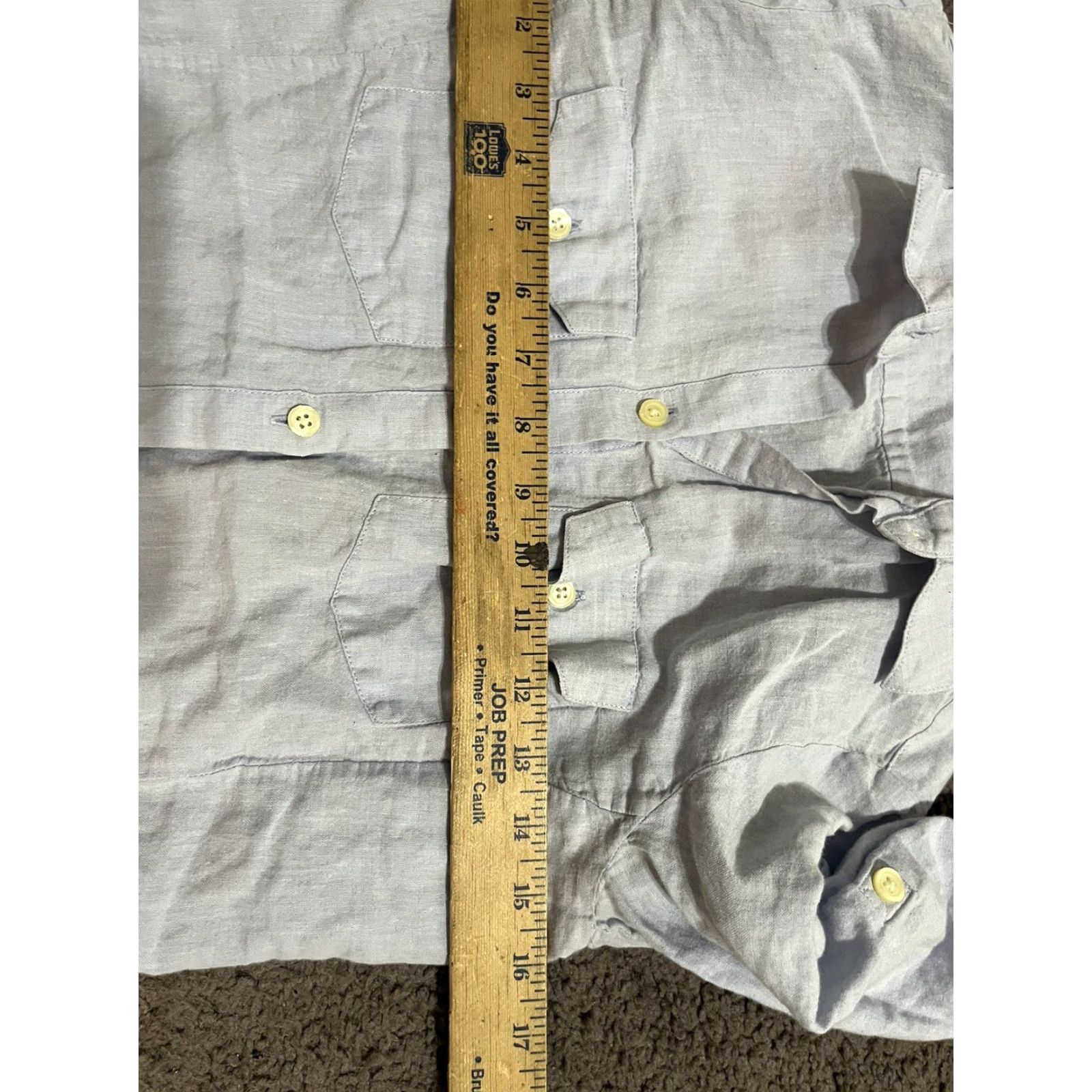 Banana Republic VINTAGE Banana Republic Women's Button-Up Shirt XS Blue Long Sleeve Collared All Seasons Size XS / US 0-2 / IT 36-38 - 4 Thumbnail