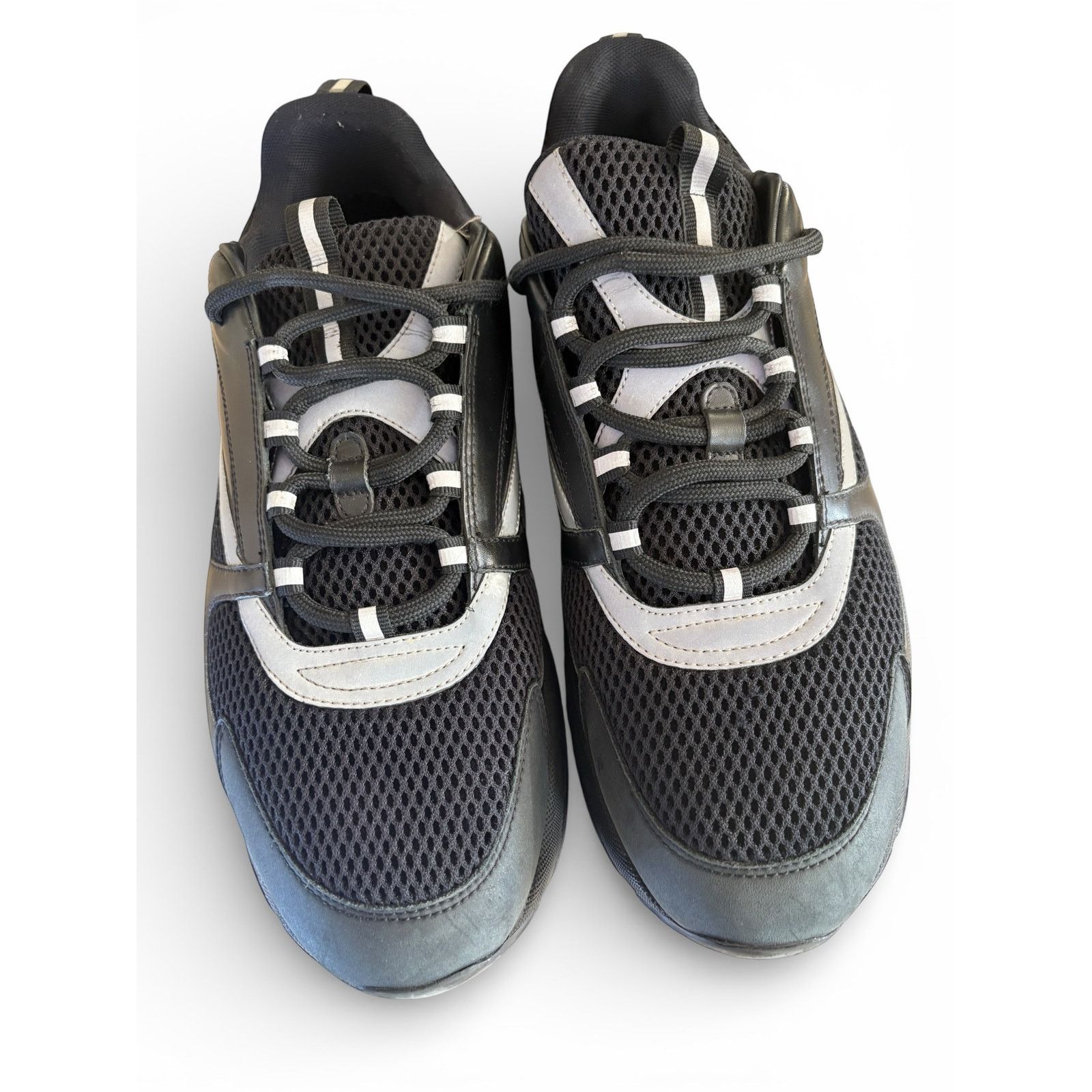 Dior Dior B22 Reflective Low Top Black Sneakers | Size 46 (13US) Size US 13 / EU 46 - 4 Thumbnail