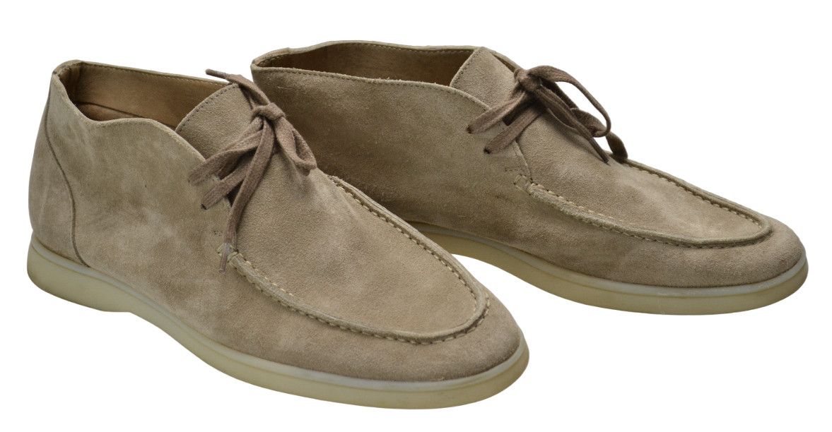 image of Suitsupply Fw1855 Shoes Men's Eu 41 / Uk 7 Calf Suede in Brown