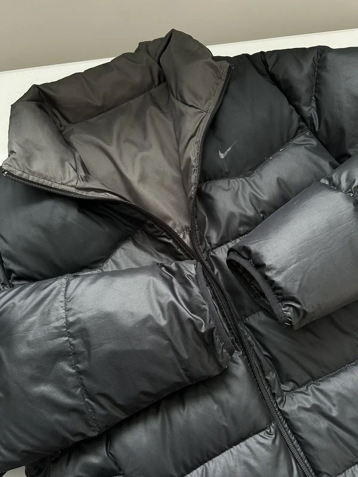 Nike Vintage Y2k Nike Puffer Jacket Double Sided Oversized Size US L / EU 52-54 / 3 - 12 Thumbnail