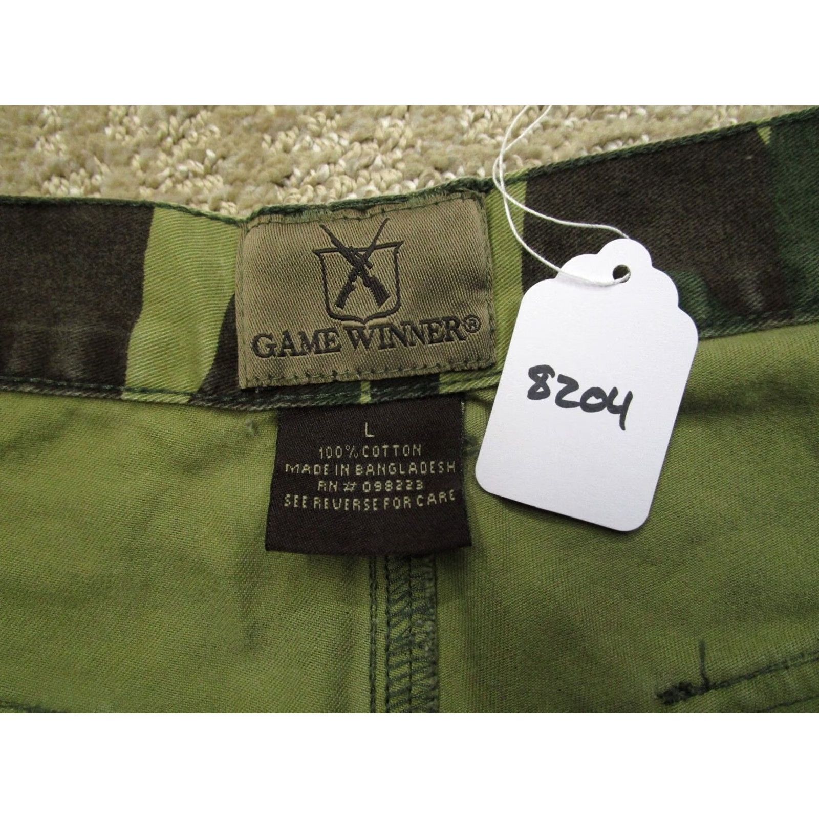 Vintage VINTAGE Game Winner Green Woodland Camo Cargo Pants Women L Regular Denim Cotton Cargo Pants Adult Womens Size 36" / US 14 / IT 50 - 8 Thumbnail