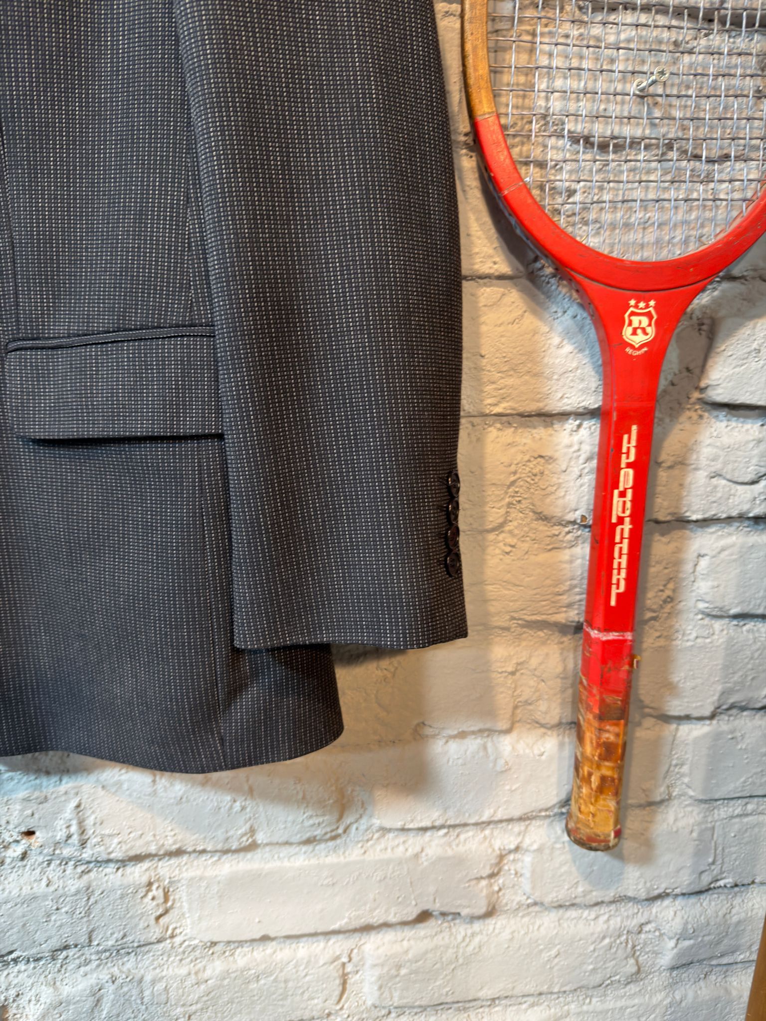 Cerruti 1881 Vintage Y2k Cerruti Wool blazer Woven in Italy Size 42R - 7 Thumbnail