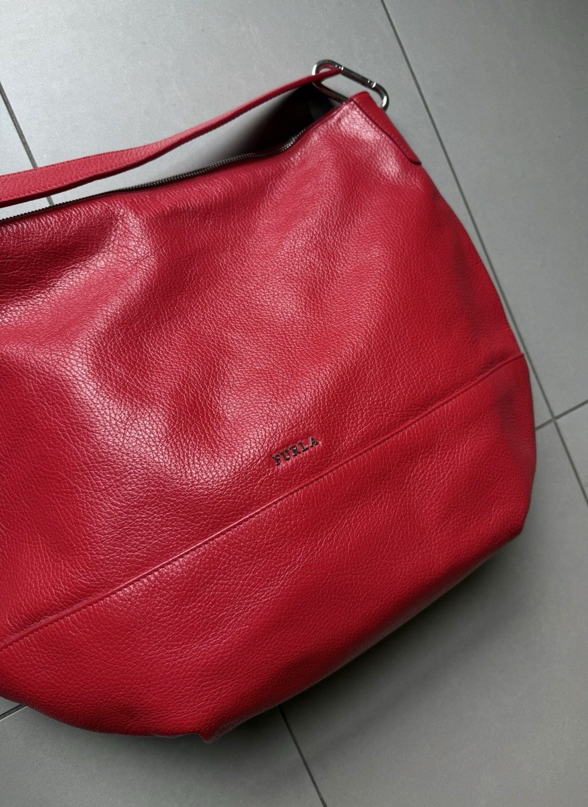 Furla Furla red leather Hobo bag Size ONE SIZE - 3 Thumbnail