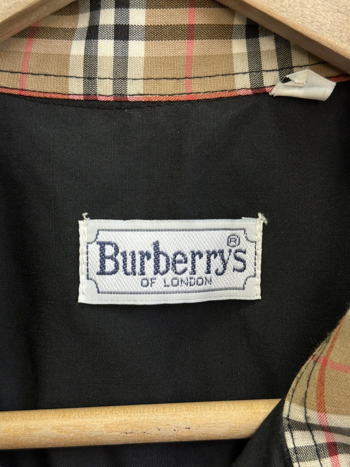 Burberry Vintage Black Shirt Burberrys Polo Y2k Nova Check Distressed Size US XL / EU 56 / 4 - 7 Thumbnail