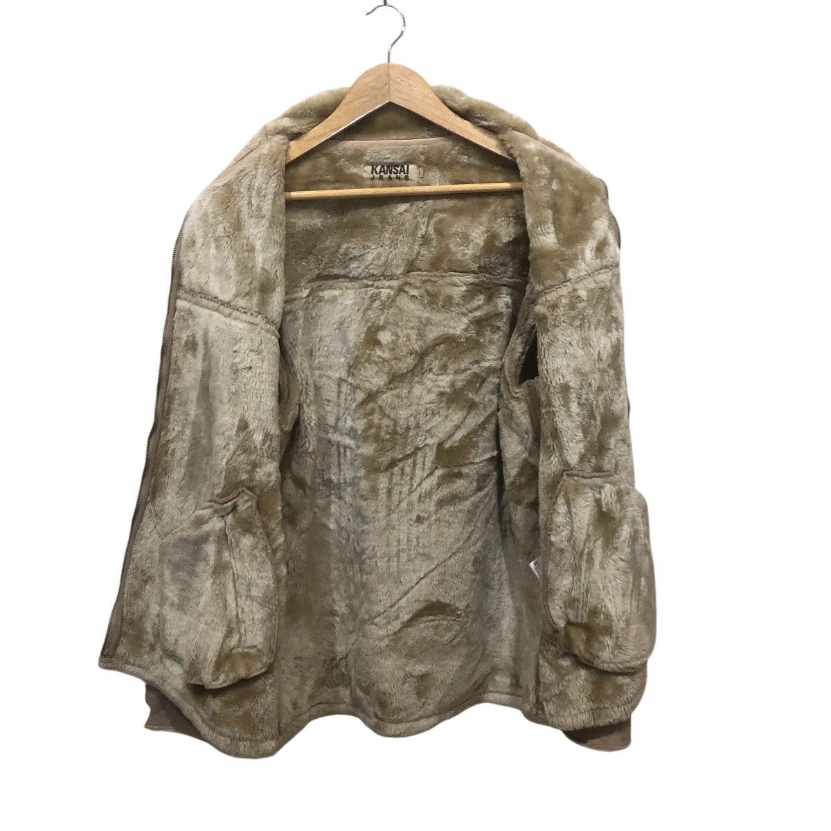 Kansai Yamamoto Kansai Yamamoto Polyster Suede Zipper Jacket Size US L / EU 52-54 / 3 - 8 Thumbnail