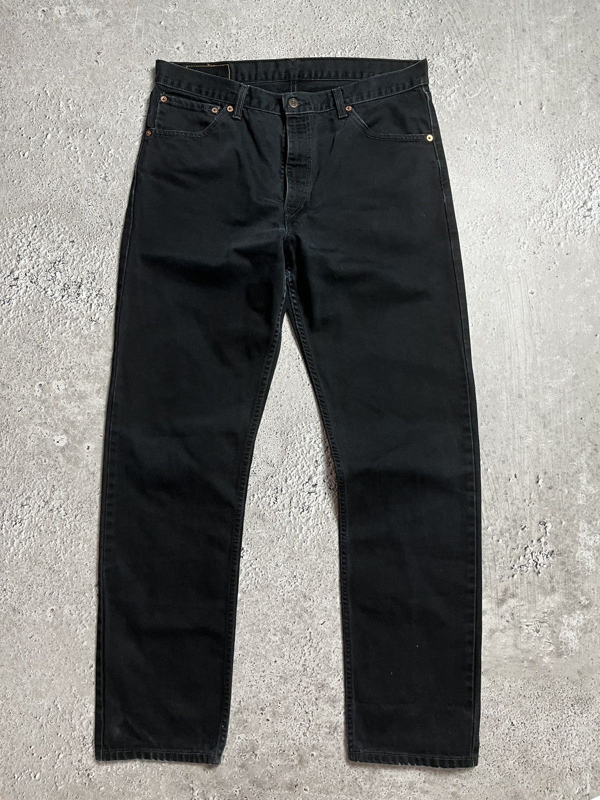 Levi's × Levi's Made & Crafted × Levi's Vintage Clothing Levi’s 521 vintage Baggy Black Jeans Pants Size US 36 / EU 52 - 6 Thumbnail