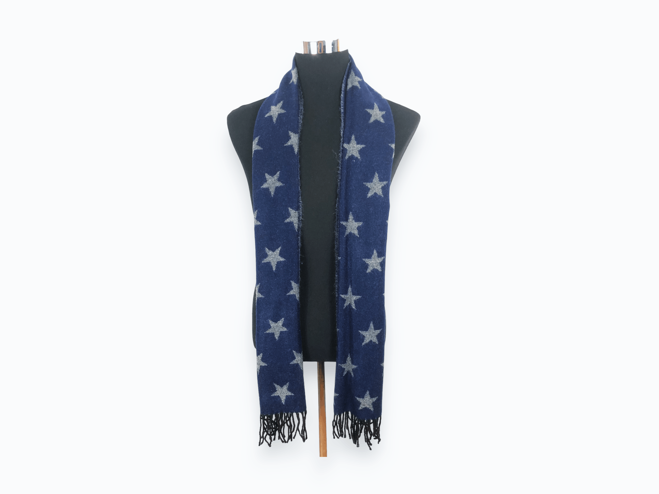 Beams Plus × Vintage Vintage Beams Lights Acrylic Scarf Muffler Blue Mf180 Size ONE SIZE - 2 Thumbnail