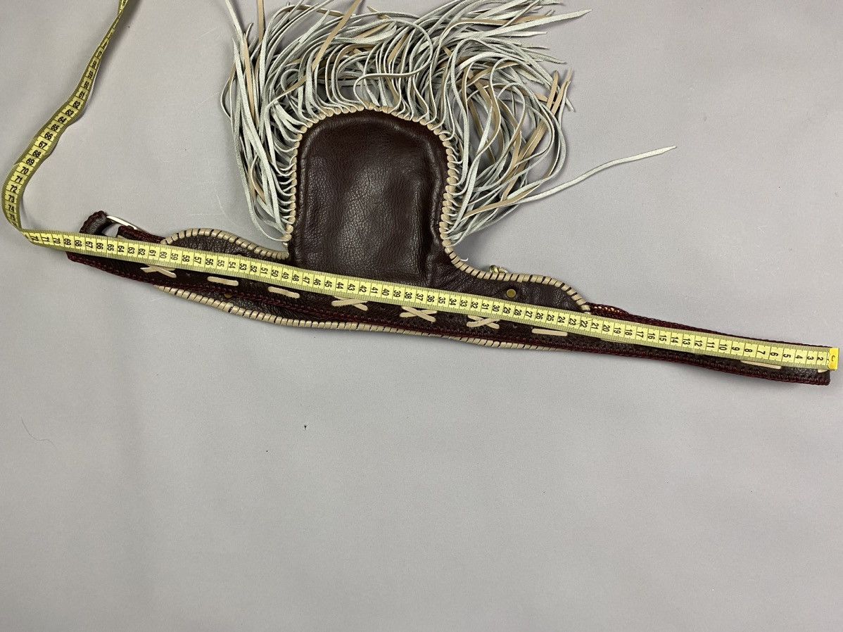 Vintage World Family Leather boho Belt Handcrafted Boho Accessory” Size ONE SIZE - 15 Thumbnail
