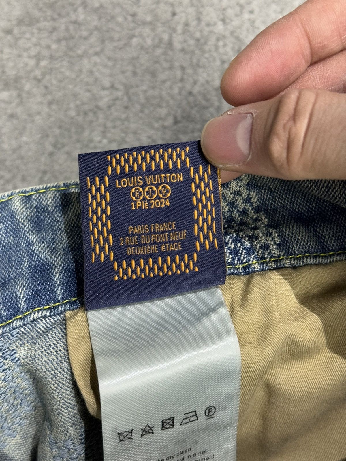 Louis Vuitton Louis Vuitton 24ss denim pants Size US 31 - 6 Thumbnail