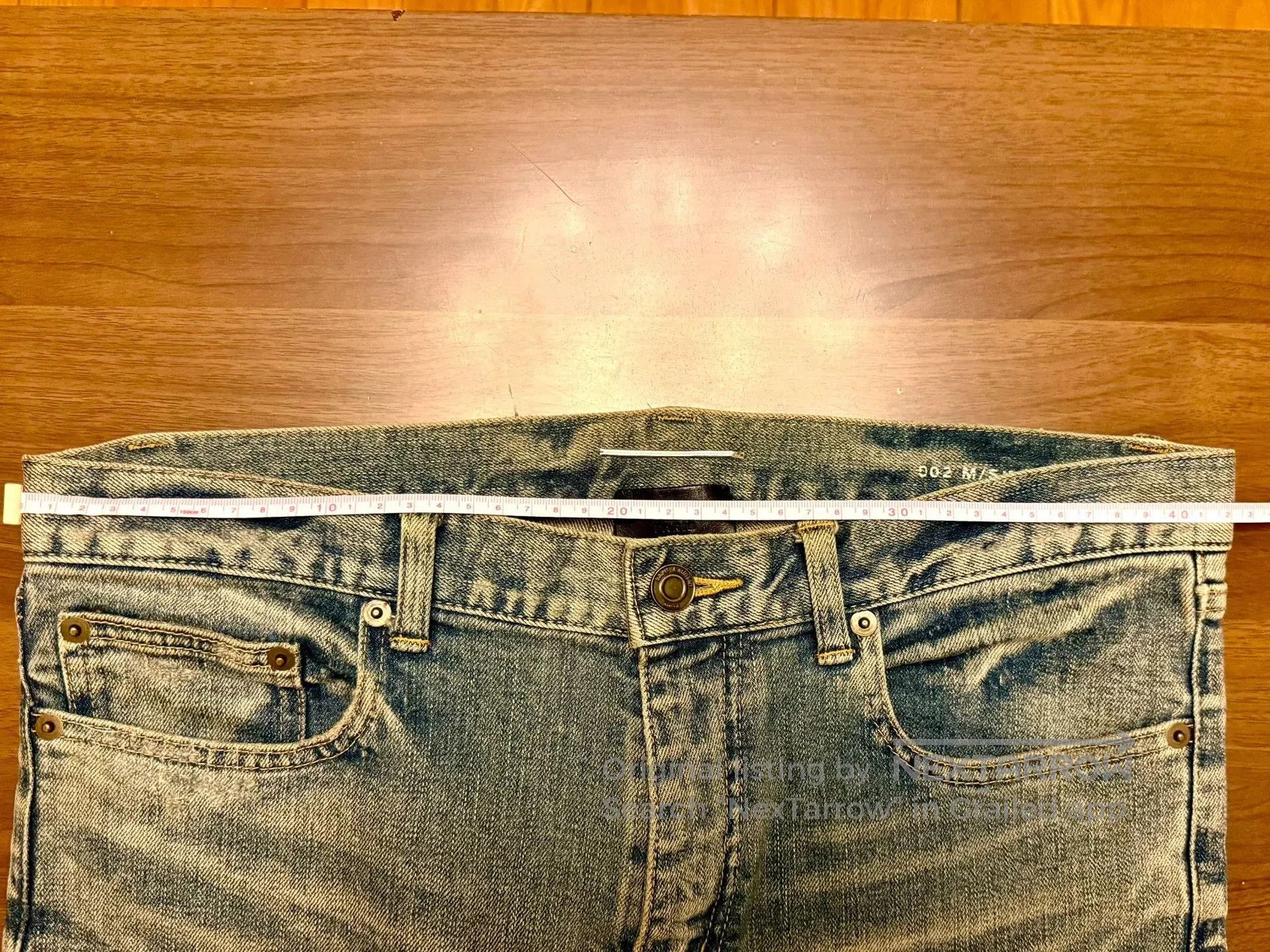 Saint Laurent Paris saint laurent distressed denim jeans A+. Size US 32 / EU 48 - 6 Thumbnail