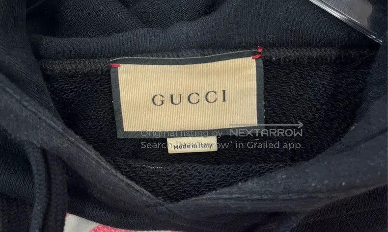 Gucci Gucci Black sequin letter logo hooded sweatshirt Size US S / EU 44-46 / 1 - 3 Thumbnail