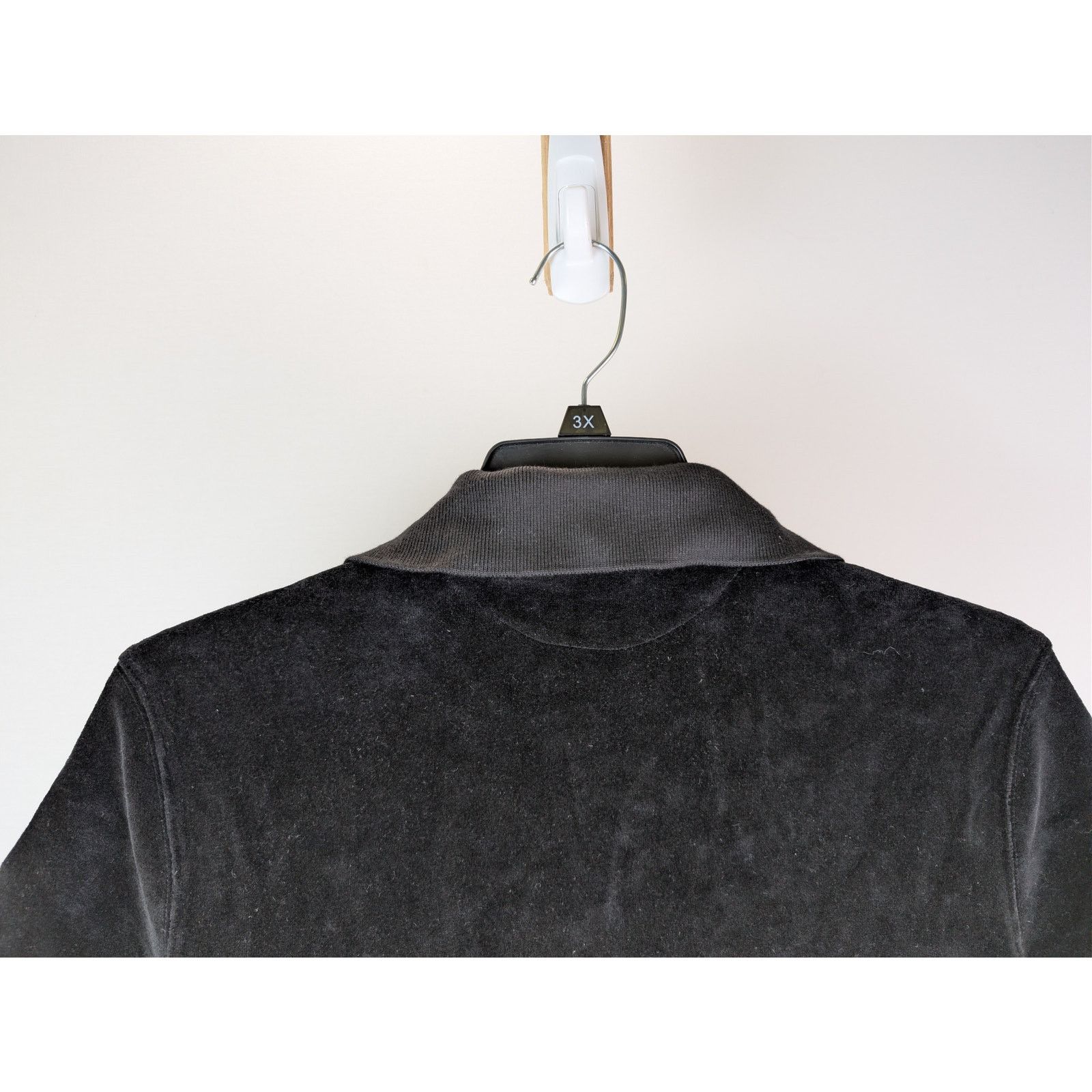 Tom Ford o1rshd1 CC20 Black Modal Velour Polo Shirt in Black Size US M / EU 48-50 / 2 - 11 Thumbnail