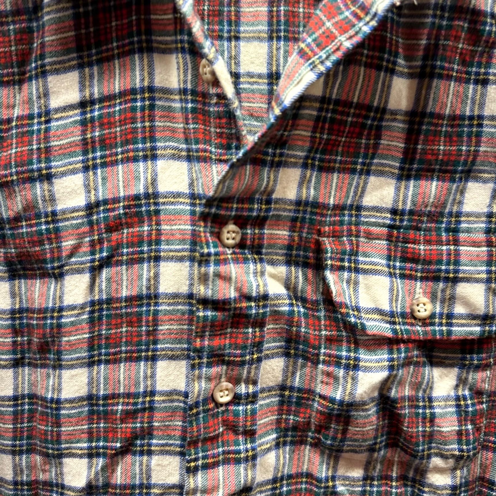 Gant VINTAGE GANT Shirt Mens Adult Small Red Wool Flannel Cotton Button Up Plaid 80s USA Size US S / EU 44-46 / 1 - 3 Thumbnail