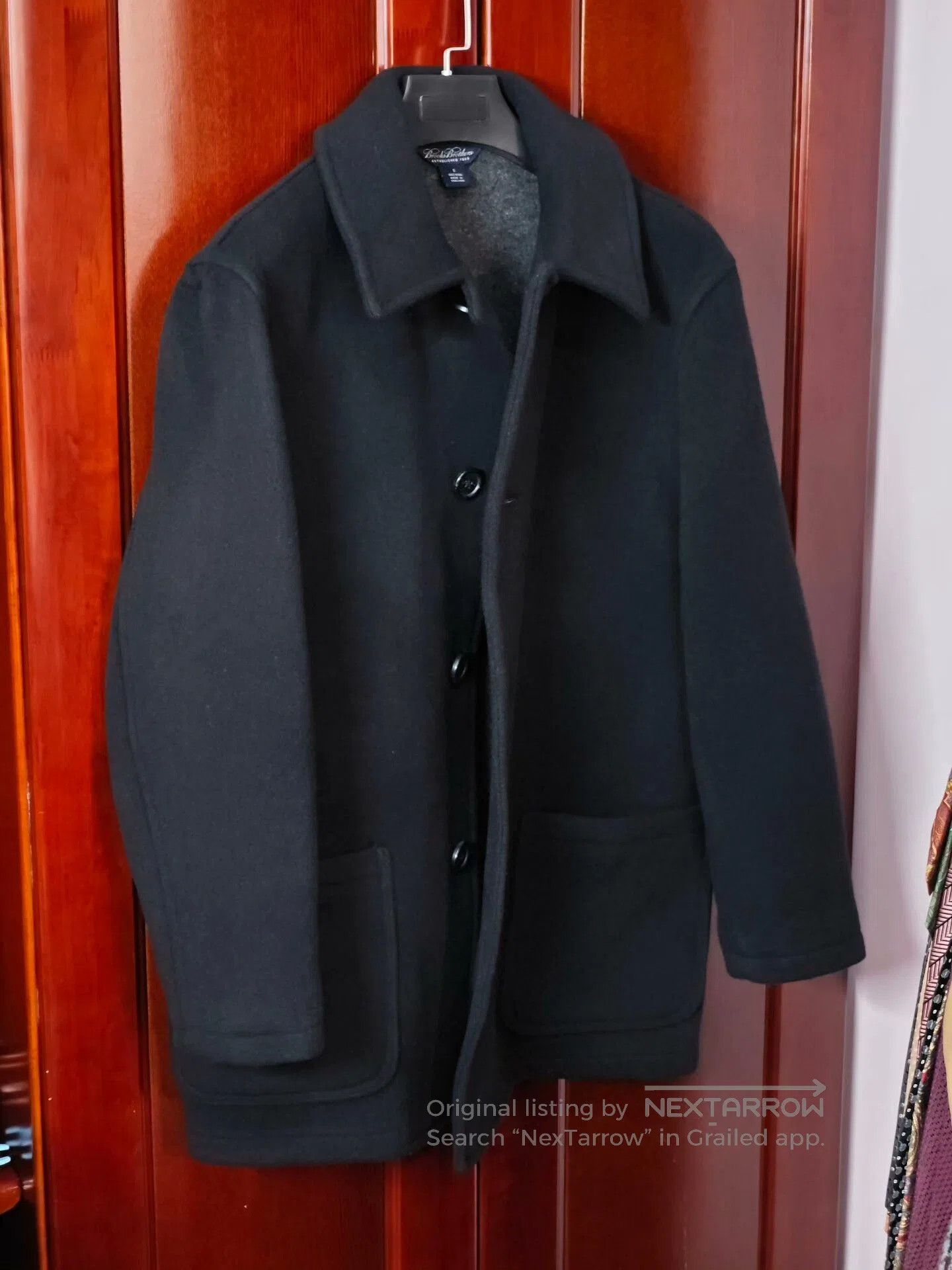 Brooks Brothers Brooks Brothers Black Wool Jacket Coat. Size US S / EU 44-46 / 1 - 1 Thumbnail