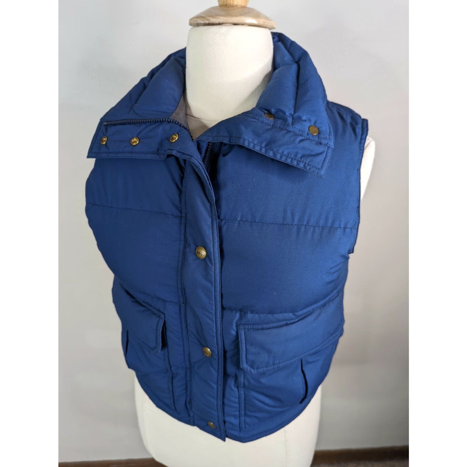 Vintage VINTAGE REI Vest Puffer Down Snap Pocket Blue Womens Large 80s Jacket Size L / US 10 / IT 46 - 6 Thumbnail