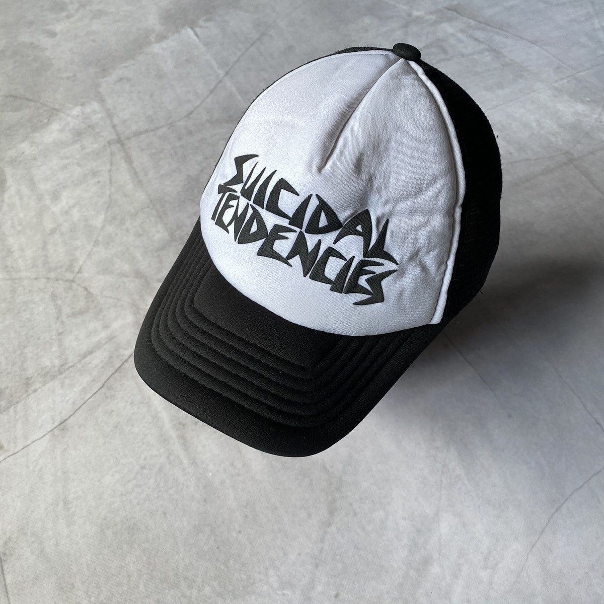Band Tees × Vintage Vintage SUICIDAL TENDENCIES 90s Big Logo Rare Cap Hat 80s Size ONE SIZE - 1 Thumbnail