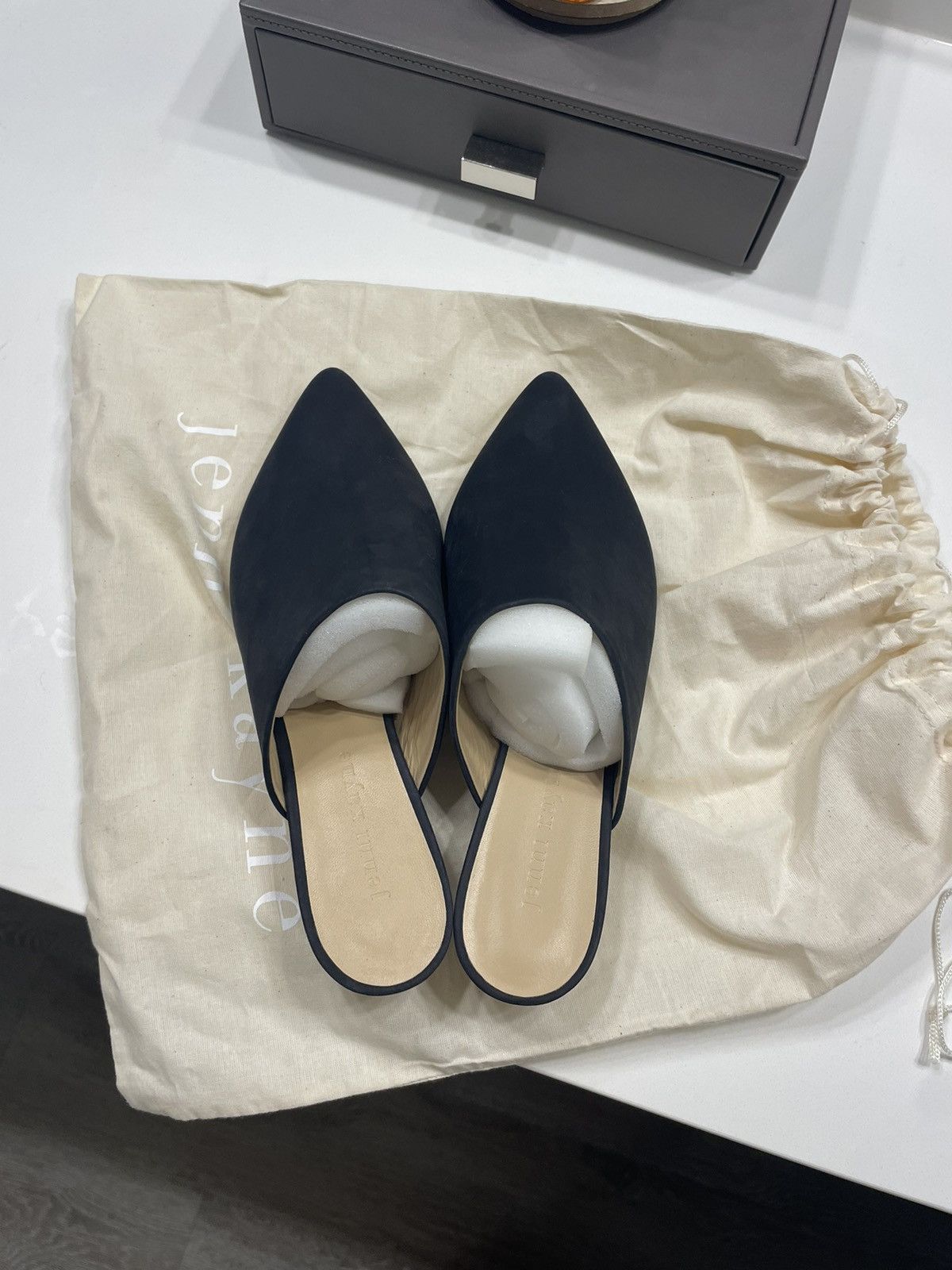 Designer Jenni Kayne kitten heel mules Size US 7 / IT 37 - 7 Thumbnail