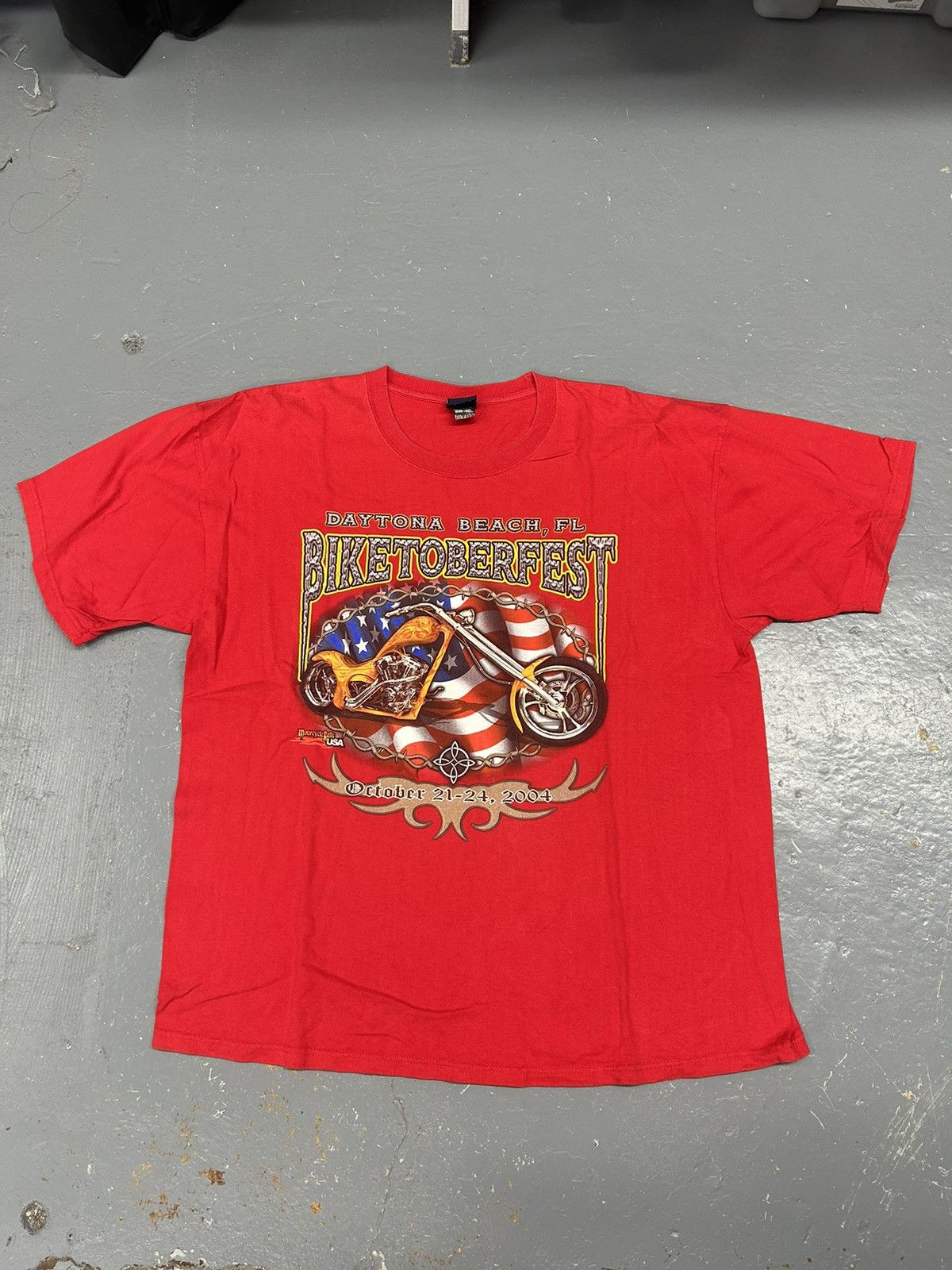 Harley Davidson × Vintage Crazy Vintage Y2K Essential Harley Davidson Style Tee Shirt Size US XL / EU 56 / 4 - 1 Thumbnail
