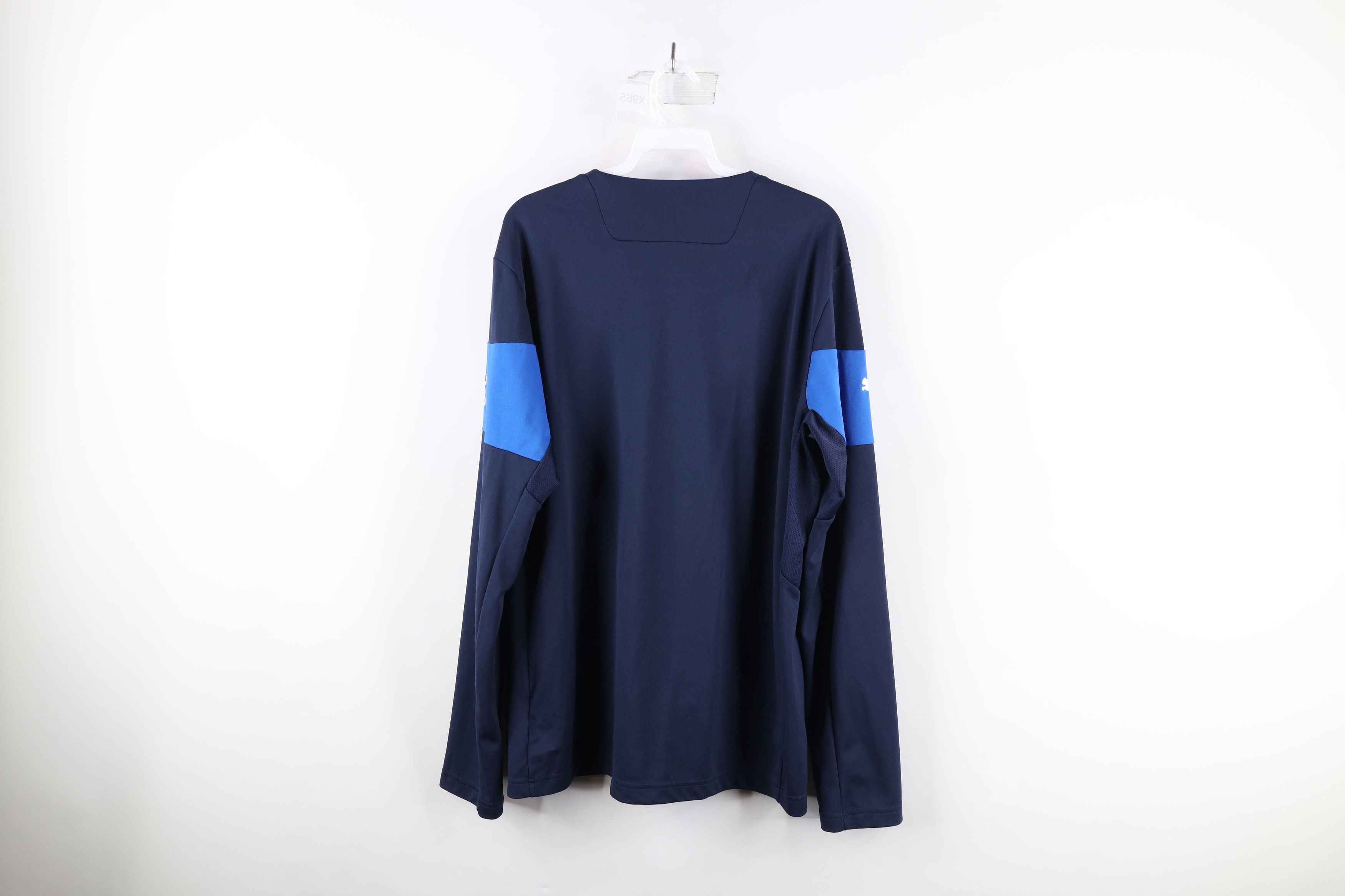 Puma × Vintage Puma Long Sleeve FIGC Italia Italy Soccer Jersey Shirt Blue Size US L / EU 52-54 / 3 - 11 Thumbnail