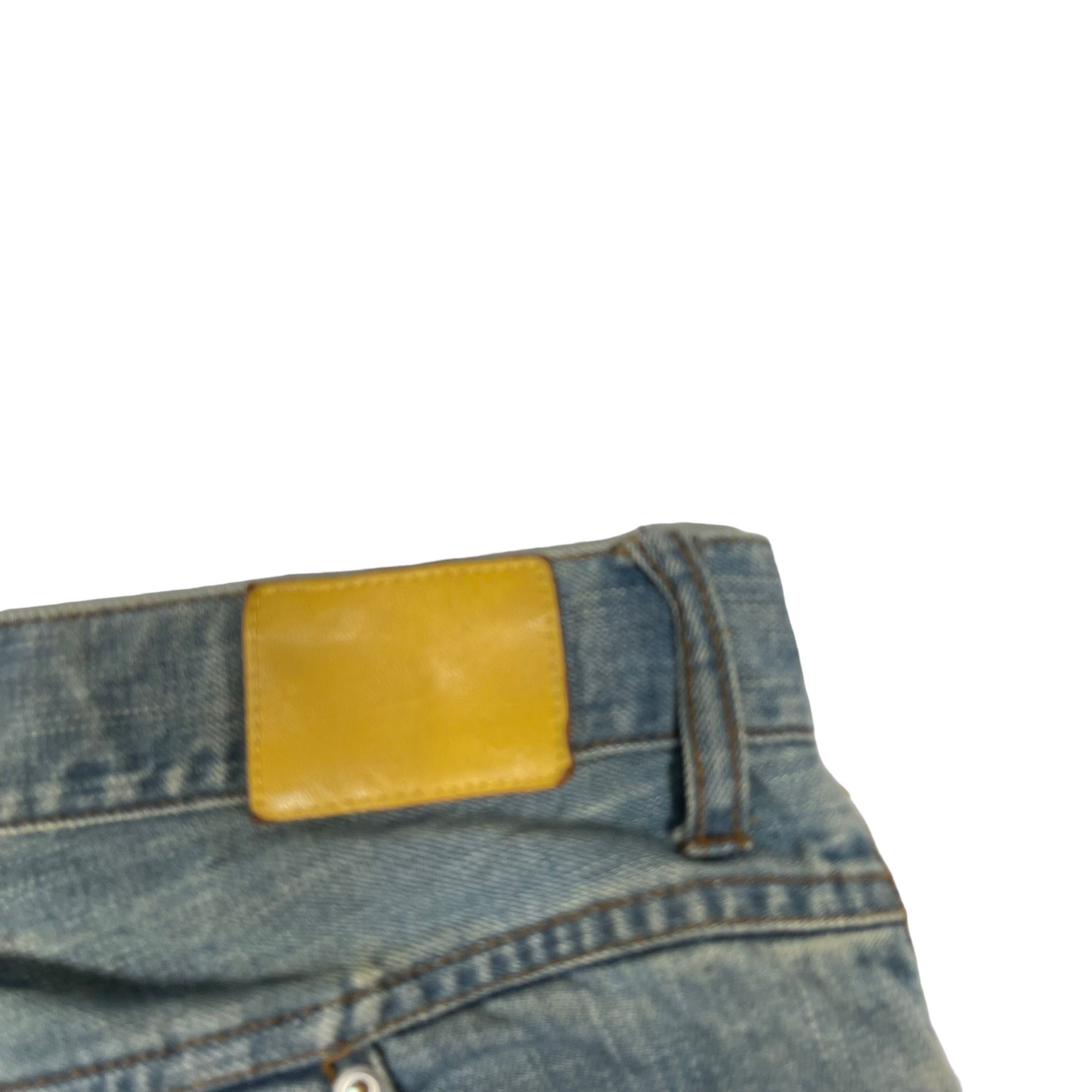 Issey Miyake × Tete Homme Tete Homme Flare Tactical Pocket Washed Denim Pants Size US 29 - 10 Thumbnail
