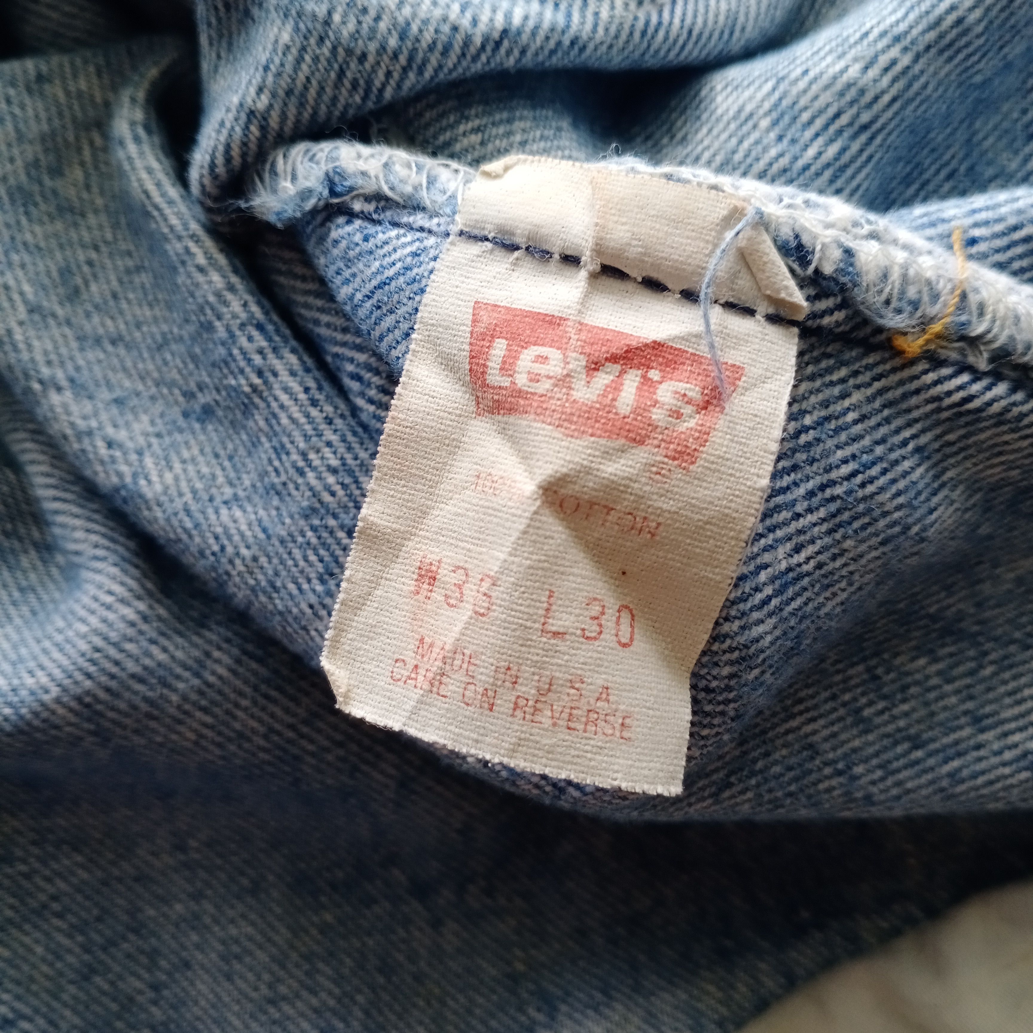 Levi's Vintage Clothing Vintage 80s 90s Levis 501 USA cut off distressed jeans Size US 34 / EU 50 - 14 Thumbnail