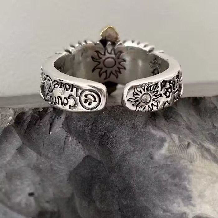 Jewelry × Vintage Cross Adjustable Ring Size ONE SIZE - 3 Thumbnail