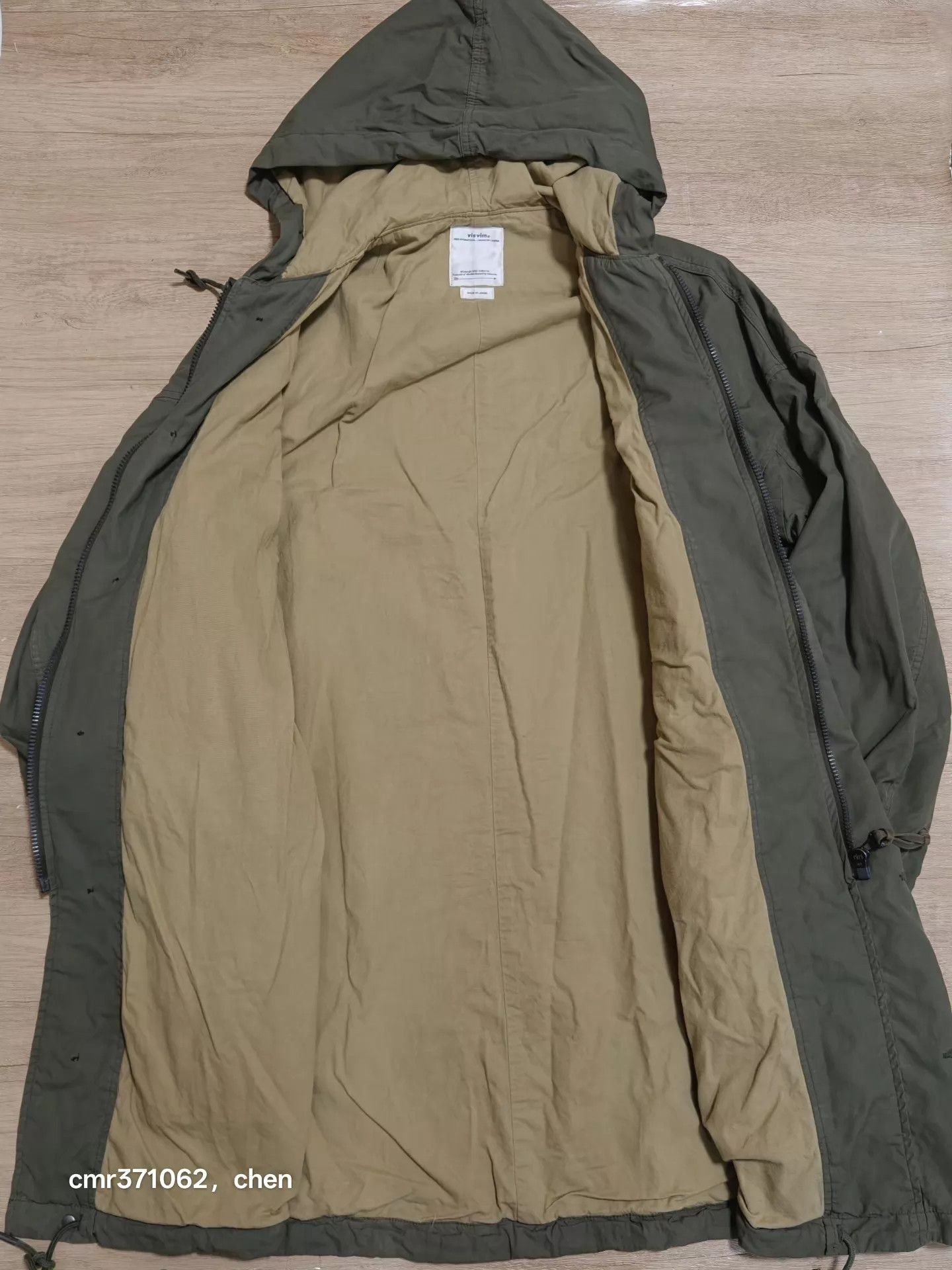 Visvim VISVIM 20SS PATTERSON OVERCOAT C/NY Olive 1 (Oversized) Size US S / EU 44-46 / 1 - 5 Thumbnail