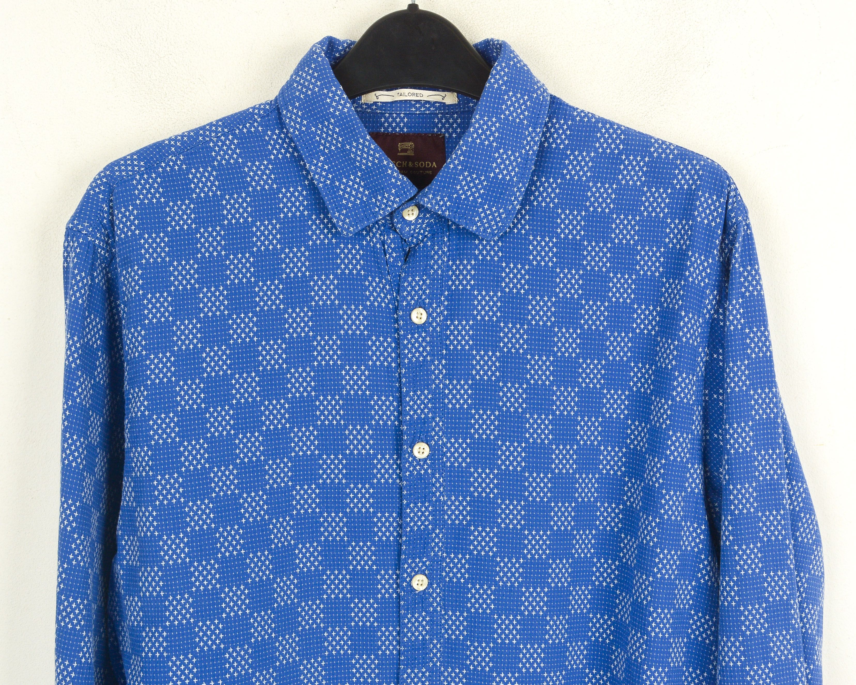 Scotch & Soda Tailored Shirt M Button Up Long Sleeve Check Plaid tartan Size US M / EU 48-50 / 2 - 2 Thumbnail