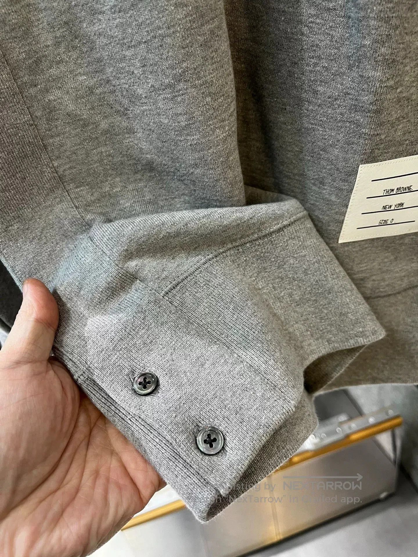 Thom Browne Thom Browne Gray Sweatshirt Size 0. Size US XS / EU 42 / 0 - 4 Thumbnail